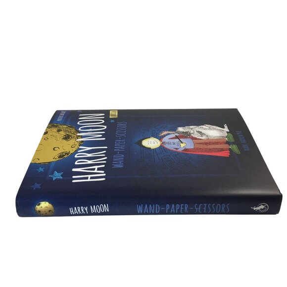HARRY MOON WAND-PAPER-SCISSORS BOOK BY MARK ANDREW POE HARDCOVER - Picture 3 of 7